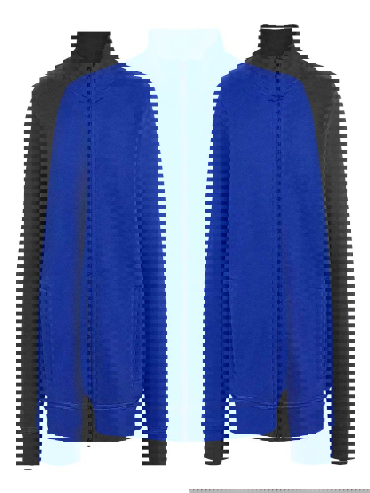 BS Harlem full zip sweater, 280 gr/m² - voor bedrijven en relatiegeschenken - Kobaltblauw (PMS 2145C)