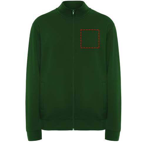 Ulan unisex sweater met volledige rits