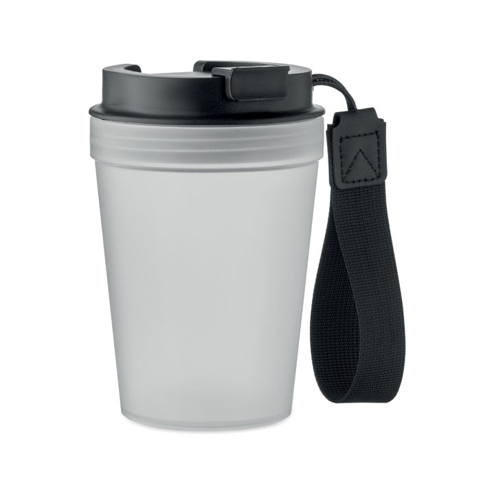 ISFORDEN TUMBLER - Enkelwandige beker 300ml - voor bedrijven en relatiegeschenken - Transparant Wit