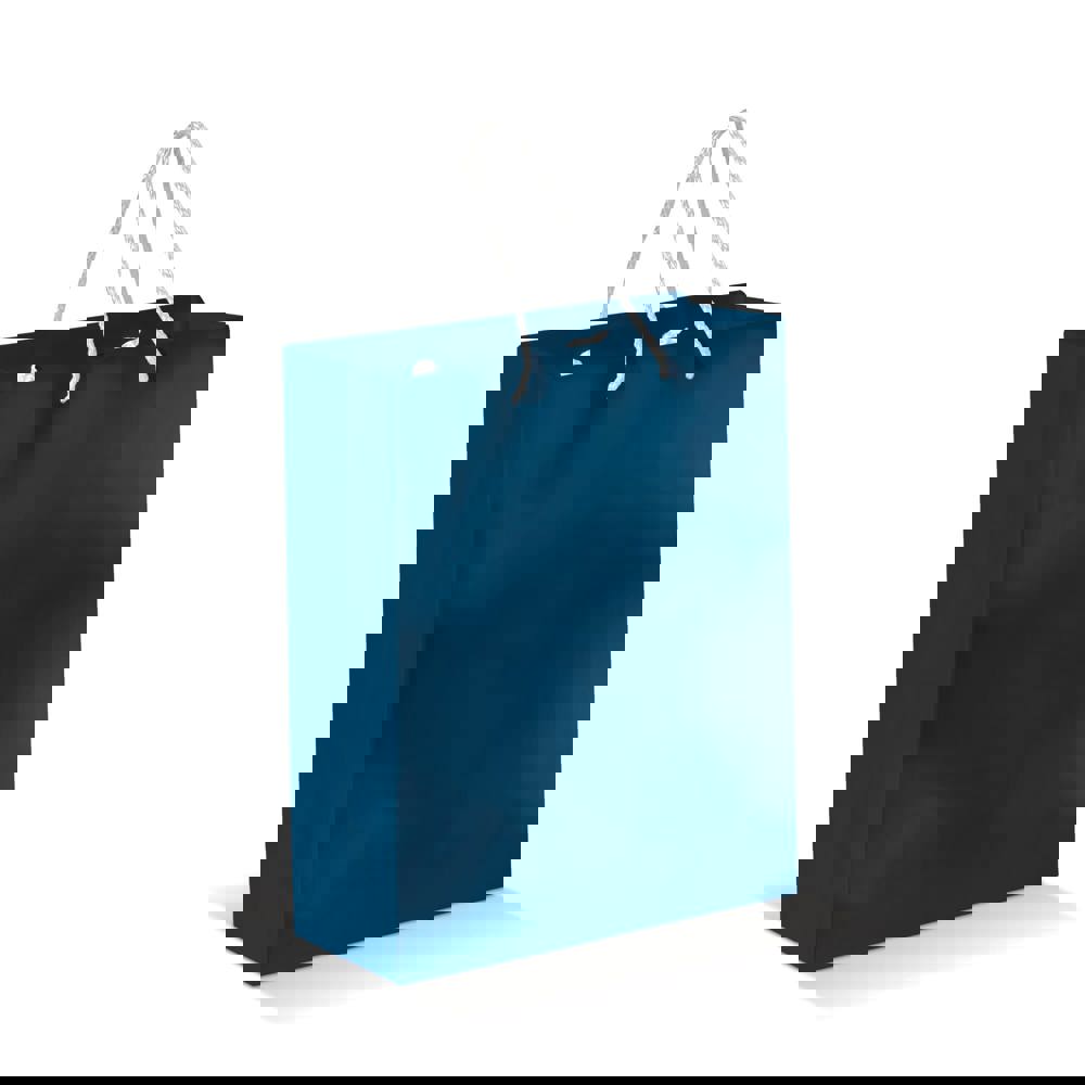 Draagtas papier middel 200g/m2 - voor bedrijven en relatiegeschenken - Donkerblauw