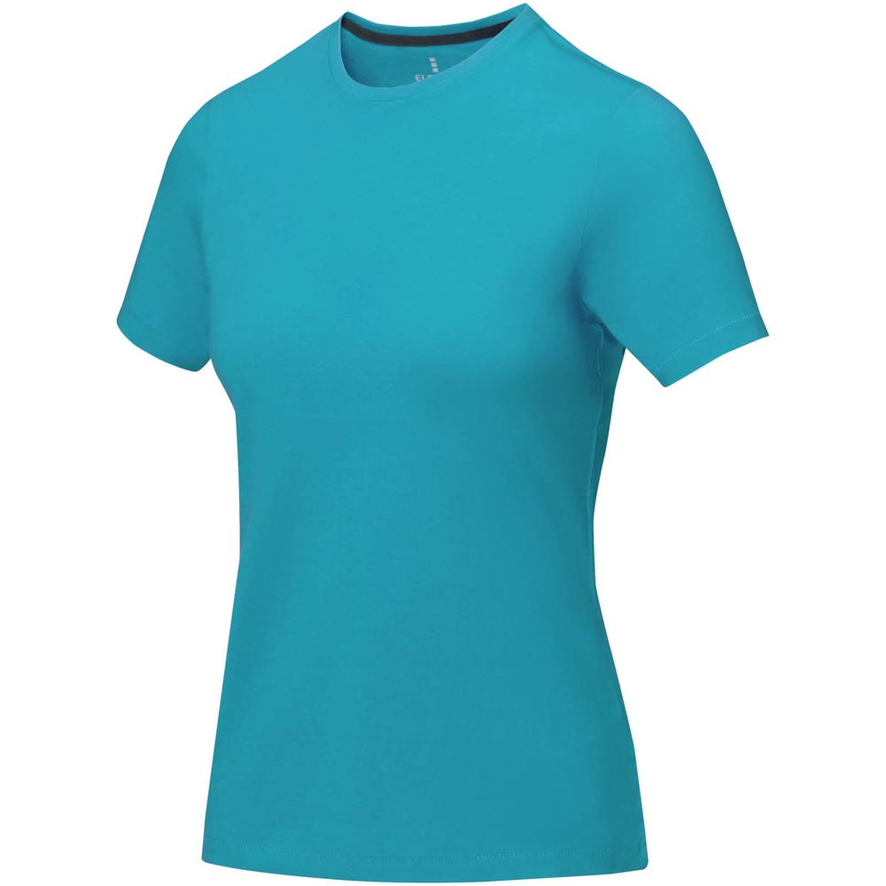 Nanaimo dames t-shirt met korte mouwen - bedrukt of onbedrukt verkrijgbaar - Aqua