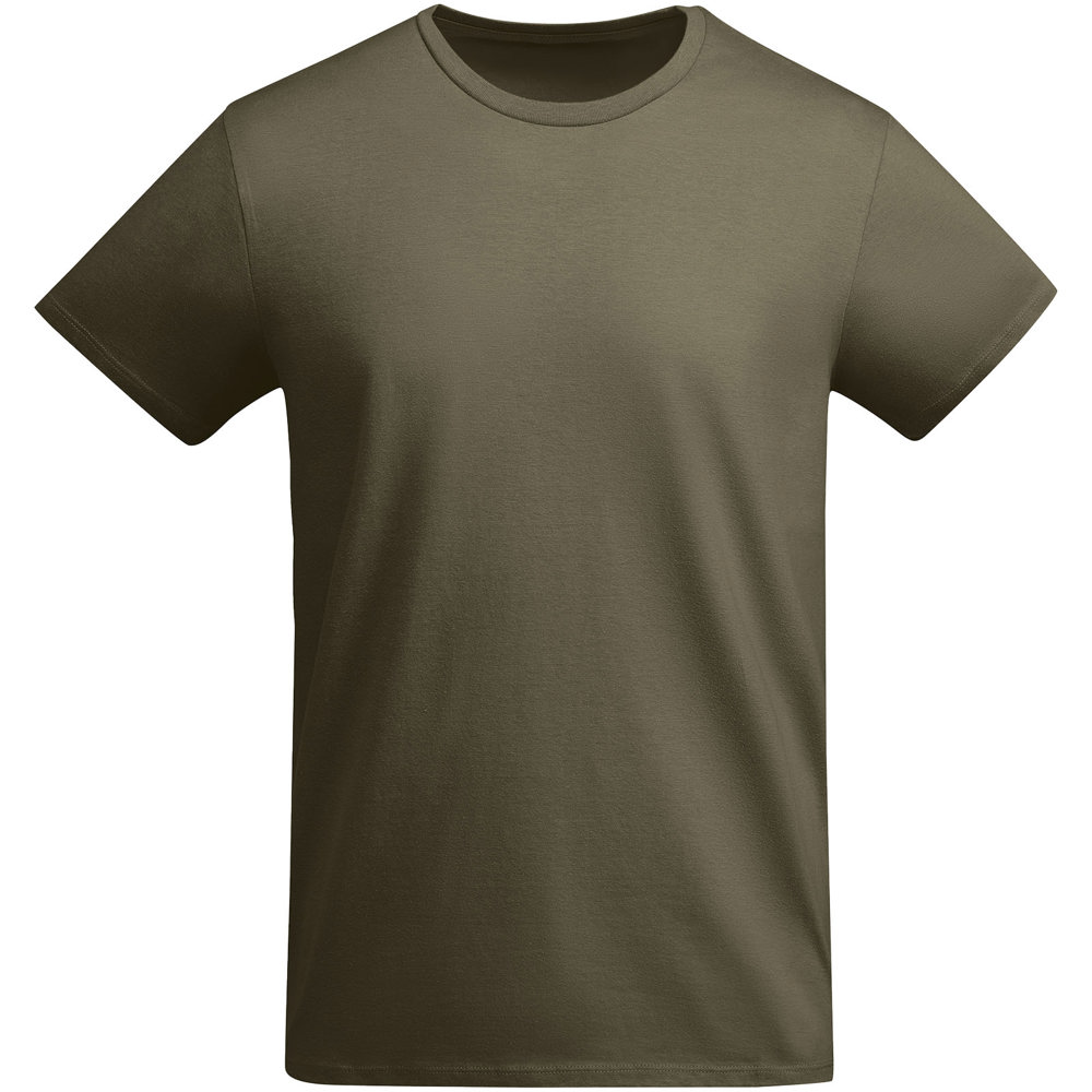 Breda biologisch katoenen kindershirt met korte mouwen - voor bedrijven en relatiegeschenken - Militair groen