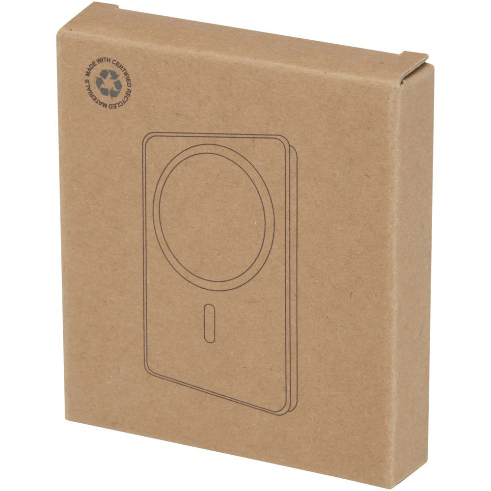 Acrab magnetische draadloze powerbank van 5000 mAh 15 W met 20 W PD van gerecycled plastic