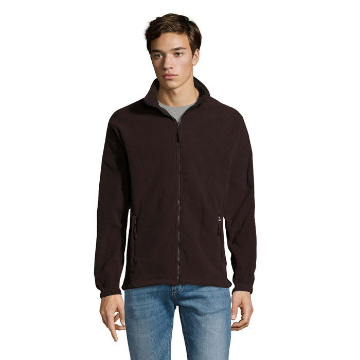 NORTH - NORTH Fleece jack met rits - kopen of bedrukken - Pure Chocolade