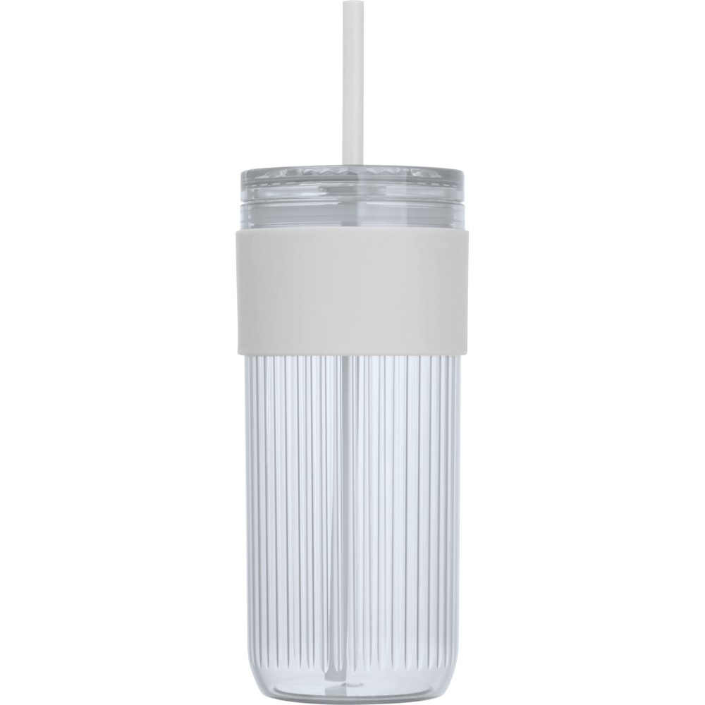 Beker met rietje, 660 ml