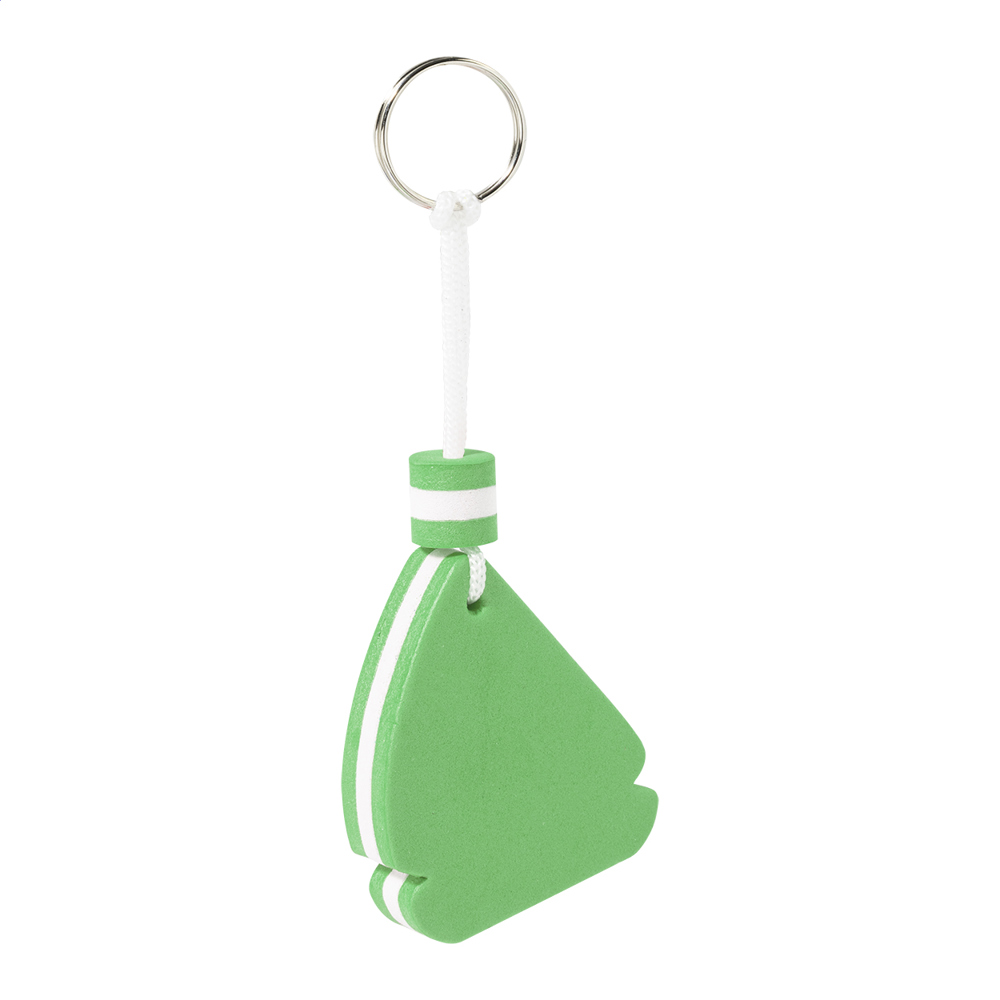 Velantis - drijvende EVA-sleutelhanger - met logo of onbedrukt bestellen - Groen