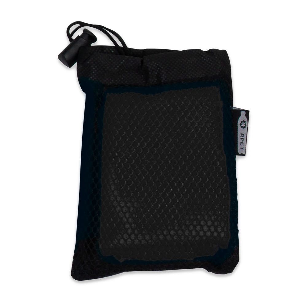 R-PET cooling towel 30x80cm - met logo of onbedrukt bestellen - Zwart / Zwart