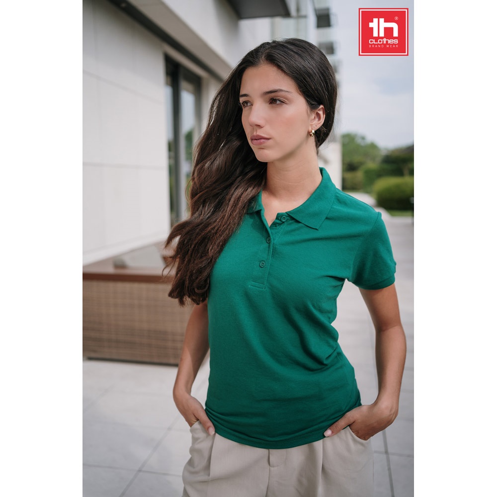 THC BERLIN WOMEN. Dames poloshirt - bedrukt of onbedrukt verkrijgbaar