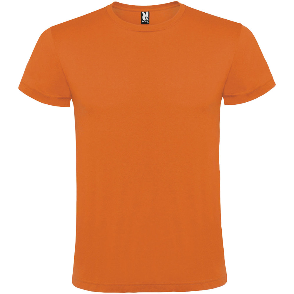 Atomic unisex T-shirt met korte mouwen - voor bedrijven en relatiegeschenken - oranje
