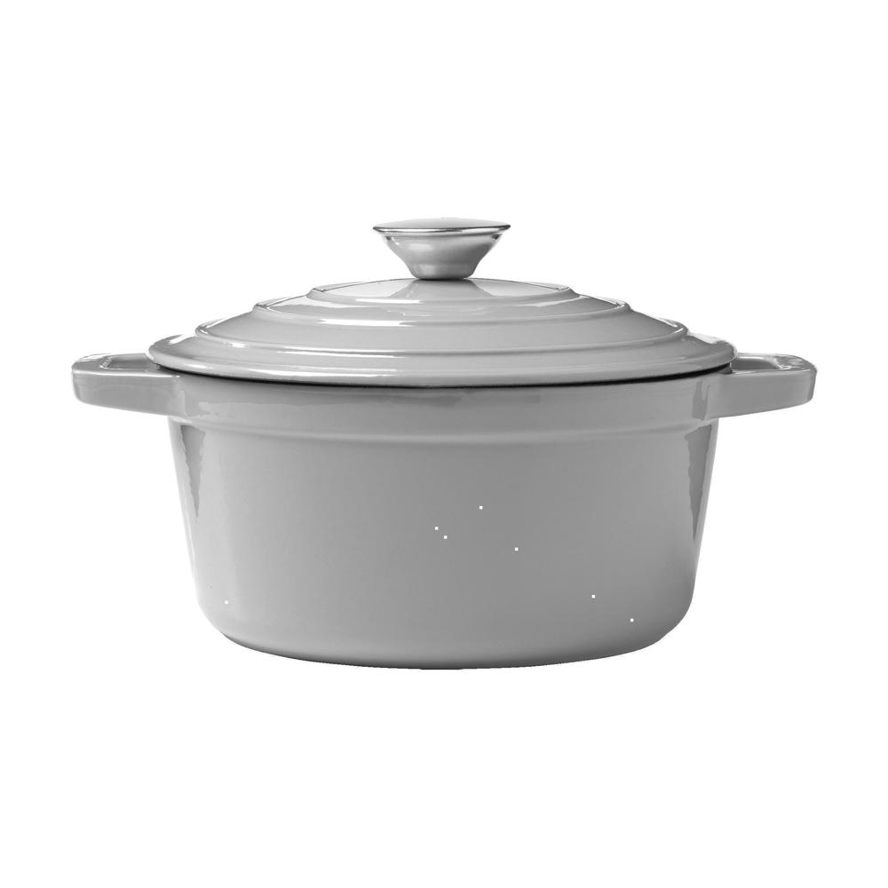 Wooosh Calderon Cast Iron Casserole 3.8 - kopen of bedrukken - Grijs