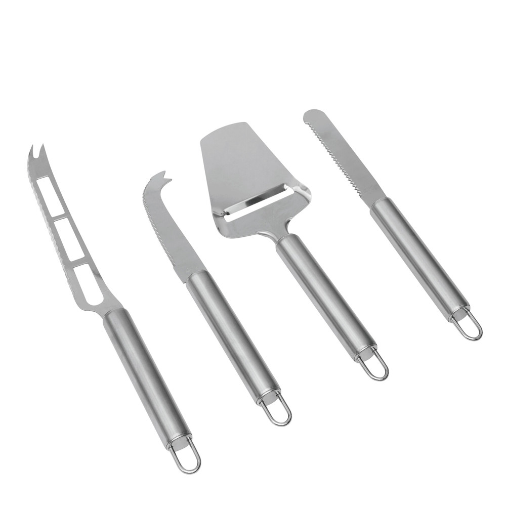 CHEESE - 4 delig kaasmessen set - bedrukt of onbedrukt verkrijgbaar