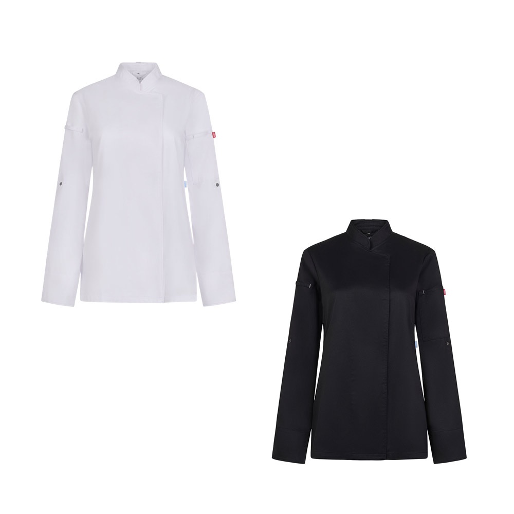VL THOTH. Keukenjas voor dames (190 g/m²) gemaakt van katoen (35%) en gerecycled polyester (65%)