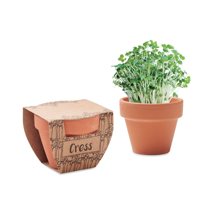 CRESS POT - Potje tuinkers - kopen of bedrukken