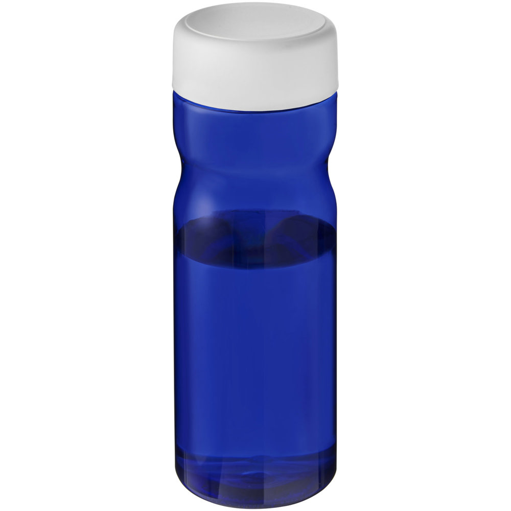 H2O Active® Eco Base 650 ml sportfles - met logo of onbedrukt bestellen - blauw, wit