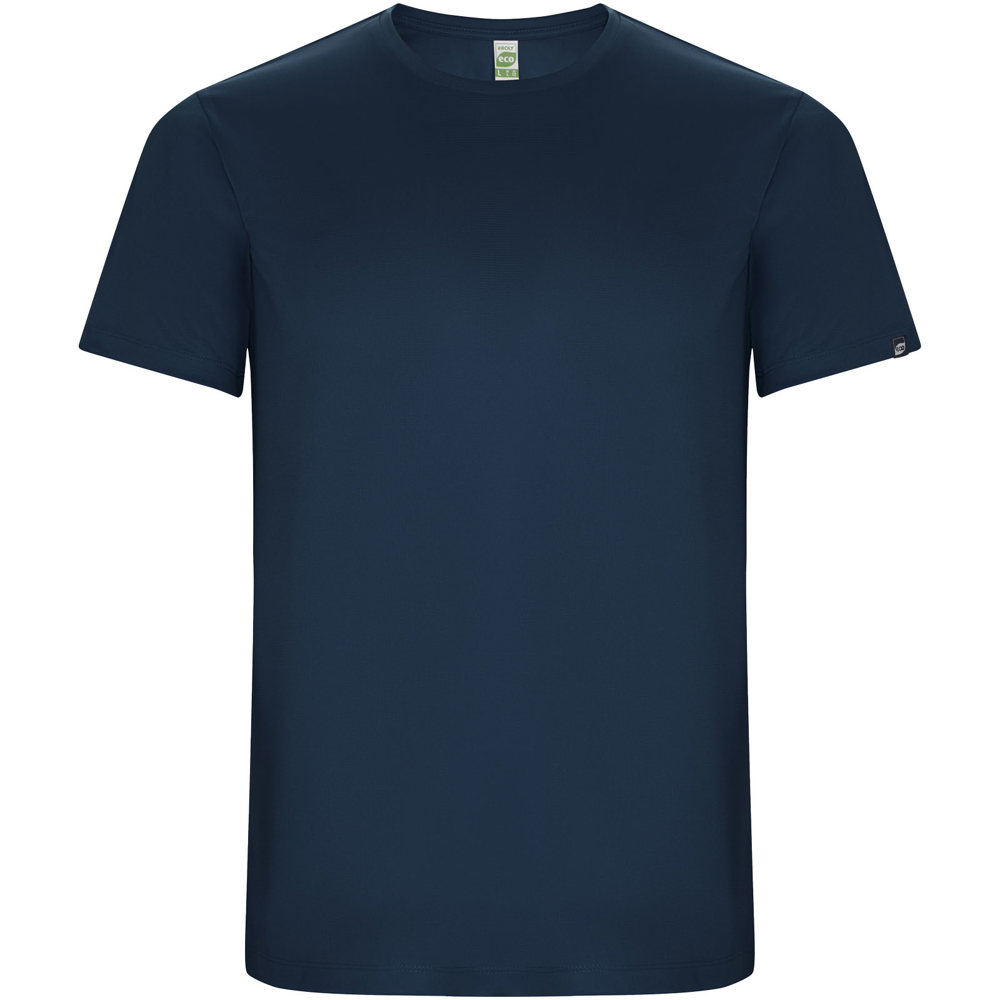 Imola sportshirt met korte mouwen voor heren - met logo of onbedrukt bestellen - Marineblauw