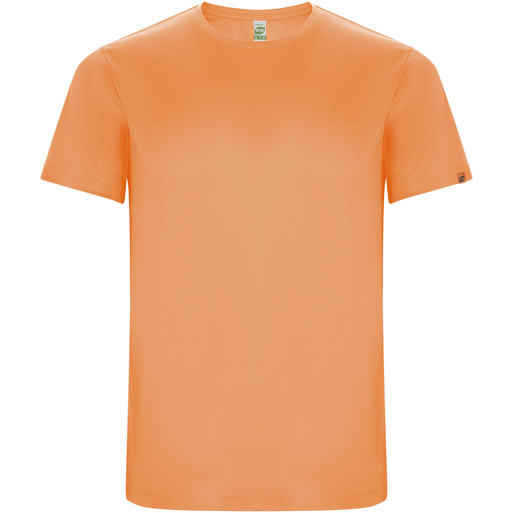 Imola sportshirt met korte mouwen voor heren - met logo of onbedrukt bestellen - Fluor oranje