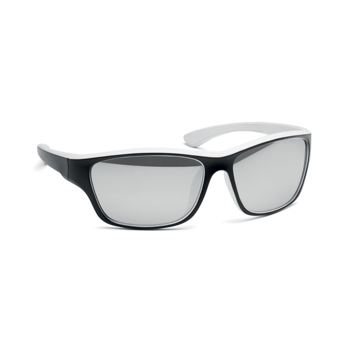 YUMA - Gespiegelde sportzonnebril UV400 - kopen of bedrukken - Wit