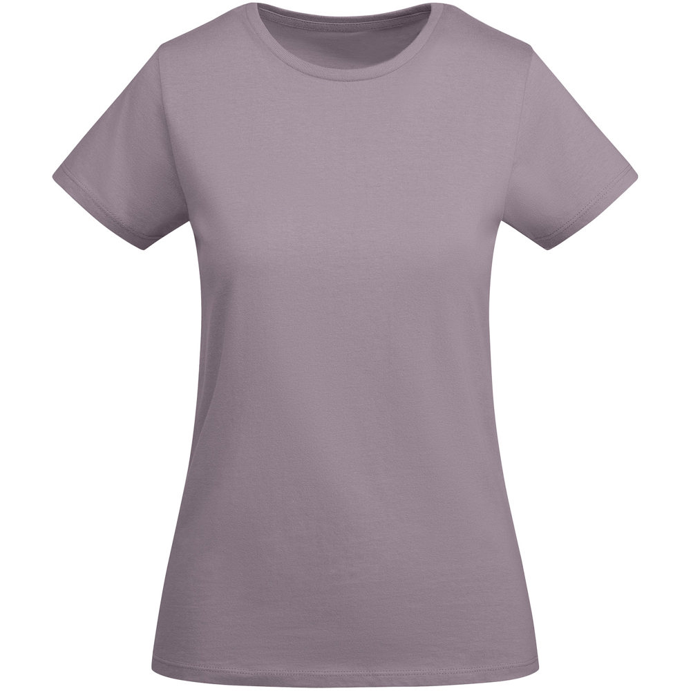 Breda biologisch katoenen dames T-shirt met korte mouwen - met logo of onbedrukt bestellen - Lavendel