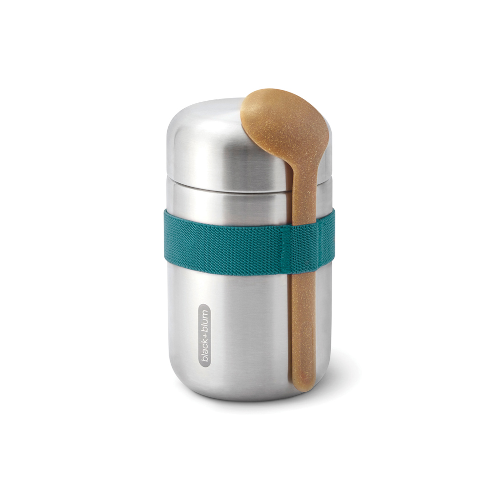 Black+Blum Voedsel container 400 ml - kopen of bedrukken - turquoise (± PMS 315U)