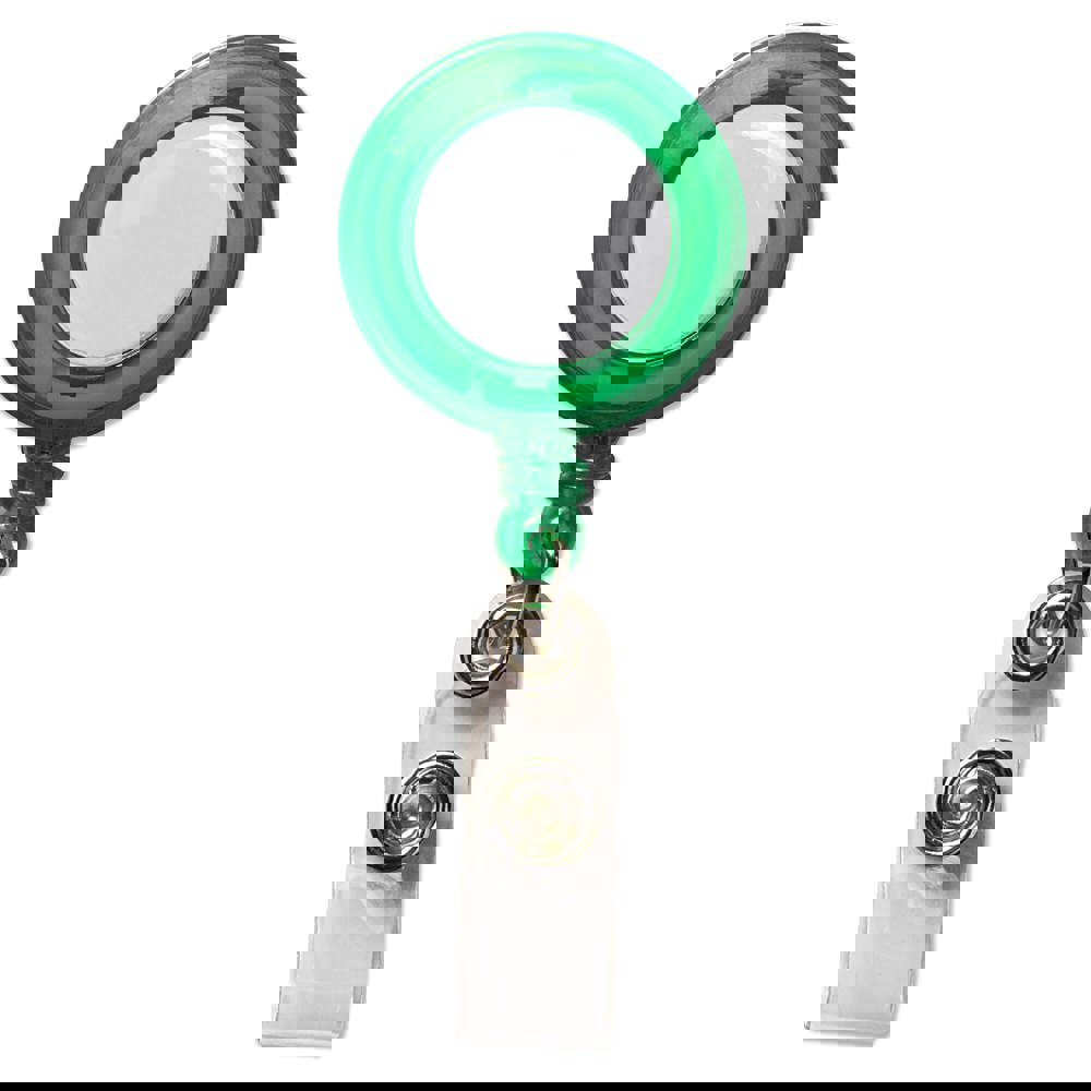 Kaarthouder - voor bedrijven en relatiegeschenken - Transparant / Groen