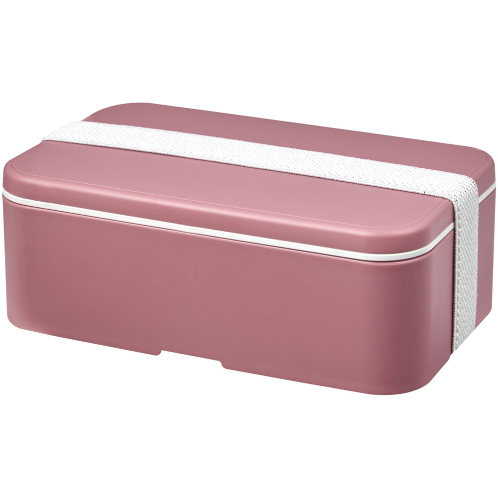 MIYO Renew 700 ml enkellaagse lunchbox - met logo of onbedrukt bestellen - roze, wit