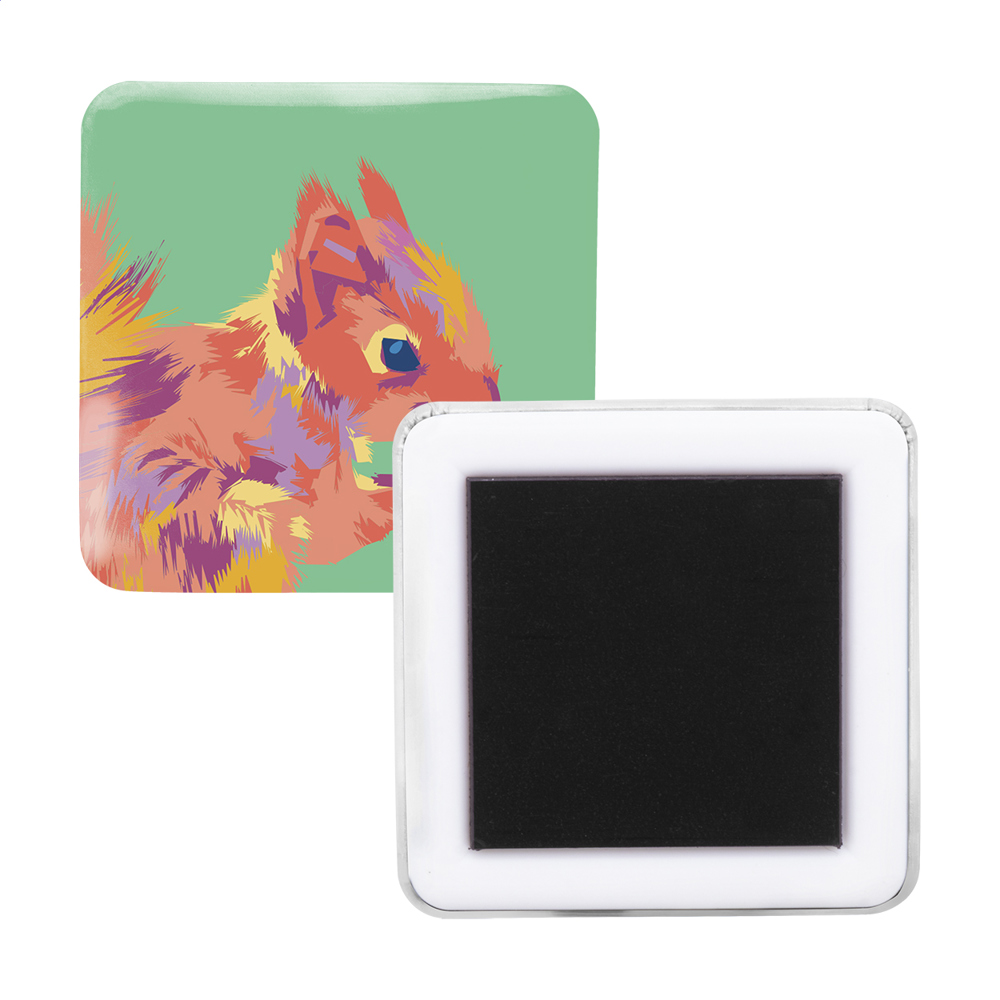 MagBadge Square - pin-knop koelkastmagneet - kopen of bedrukken