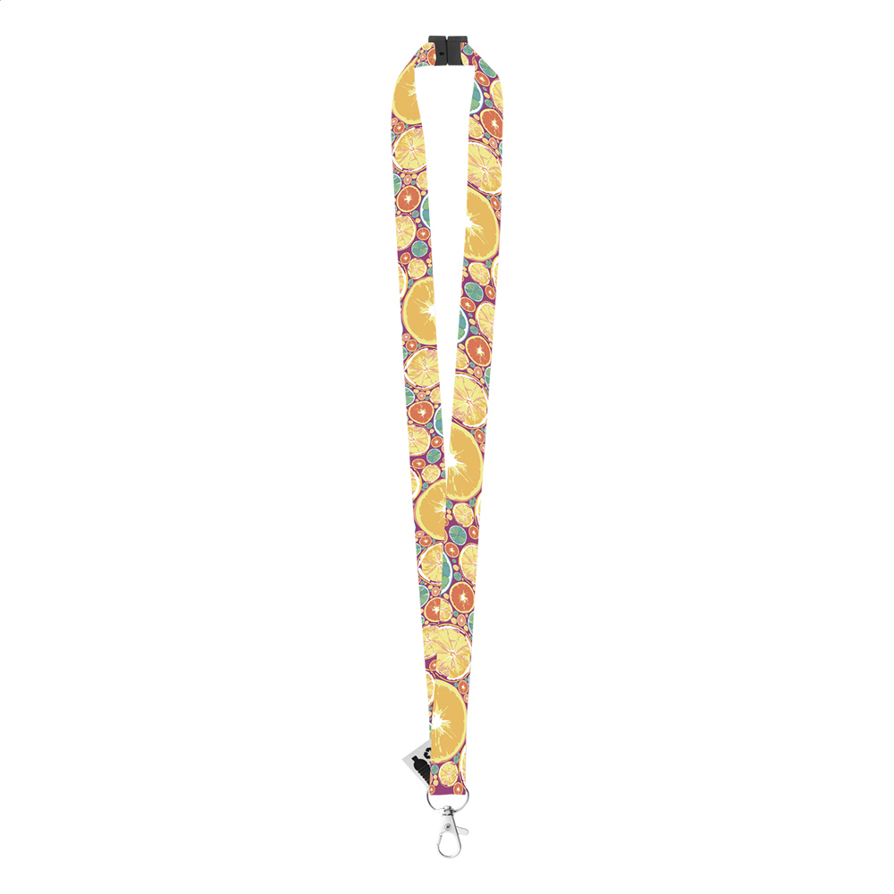 Subyard A Safe RPET - custom made sublimatie lanyard - voor bedrijven en relatiegeschenken
