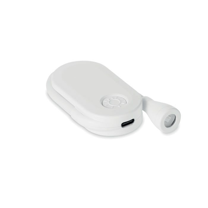 SCENE - Oplaadbaar boeklampje - bedrukt of onbedrukt verkrijgbaar - wit