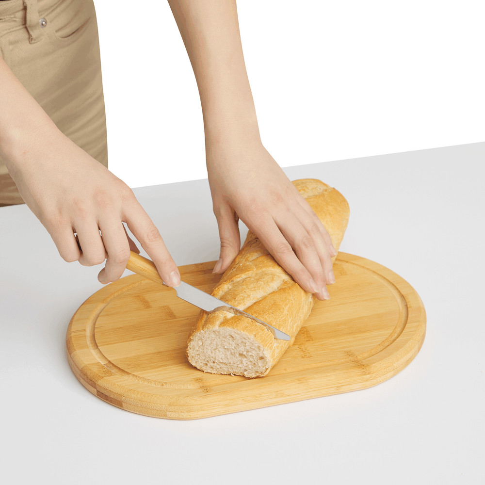 BAMBOO-ROUND - Robuuste snijplank - voor bedrijven en relatiegeschenken
