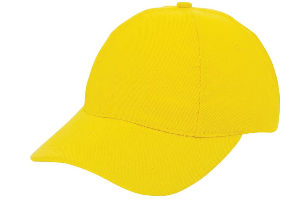 Brushed promo cap - met logo of onbedrukt bestellen - Geel (PMS 101c) / Geel