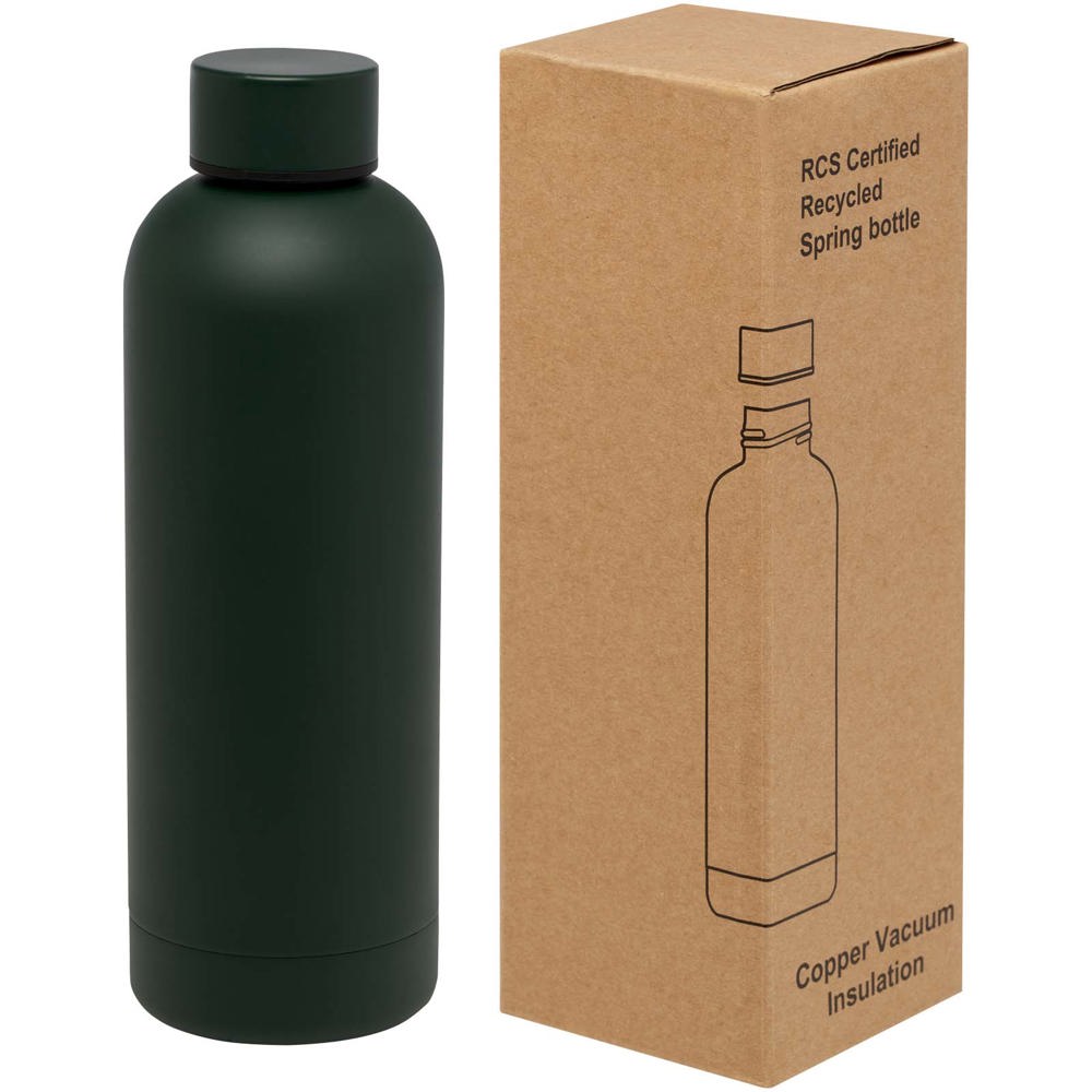 Spring 500 ml RCS-gecertificeerde gerecyclede roestvrijstalen koperen vacuümgeïsoleerde fles - kopen of - Green Flash