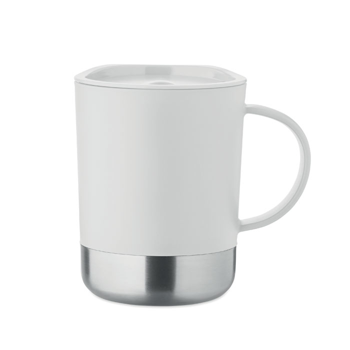 BEAKER - Enkelwandige mok 300ml - voor bedrijven en relatiegeschenken - Wit