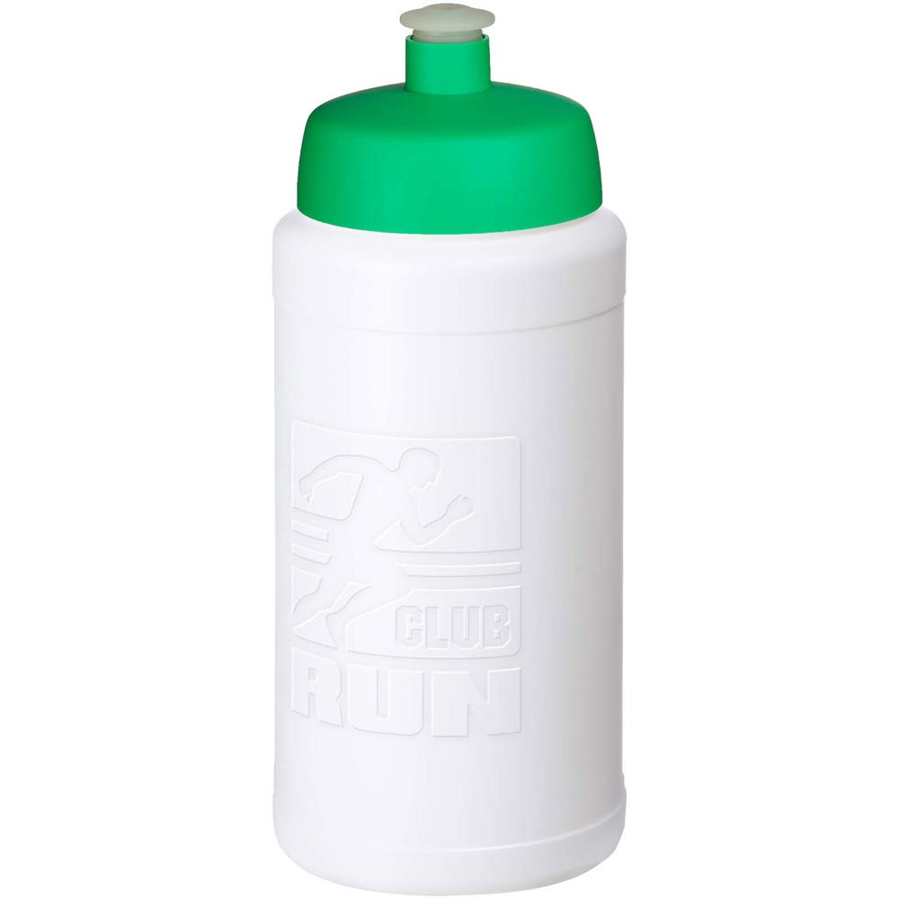 Baseline Rise 500 ml drinkfles - voor bedrijven en relatiegeschenken - Wit, Groen