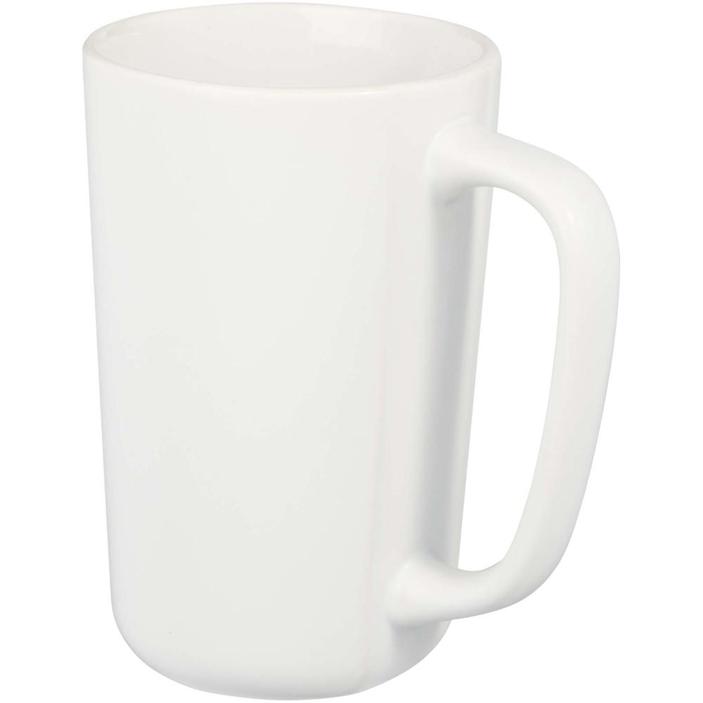 Perk 480 ml keramische mok - kopen of bedrukken - Wit