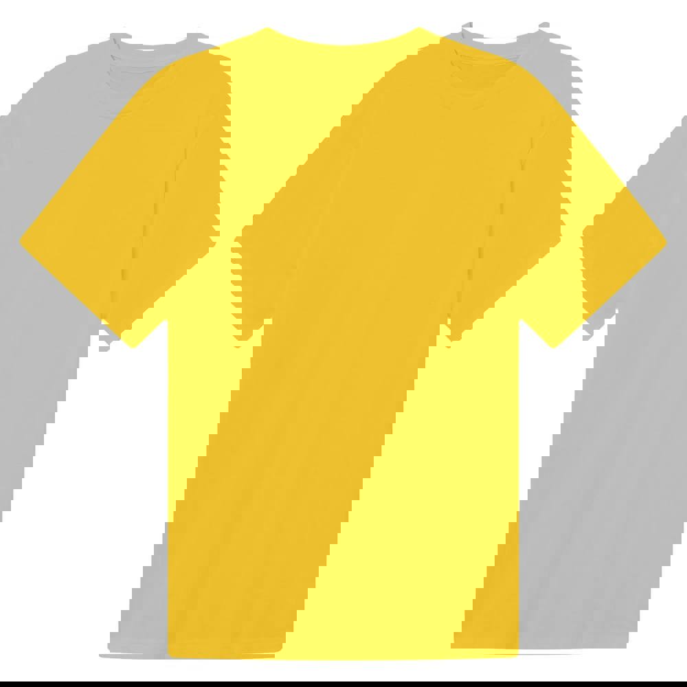 Brickstone unisex t-shirt, 180 gr/m² - voor bedrijven en relatiegeschenken - geel