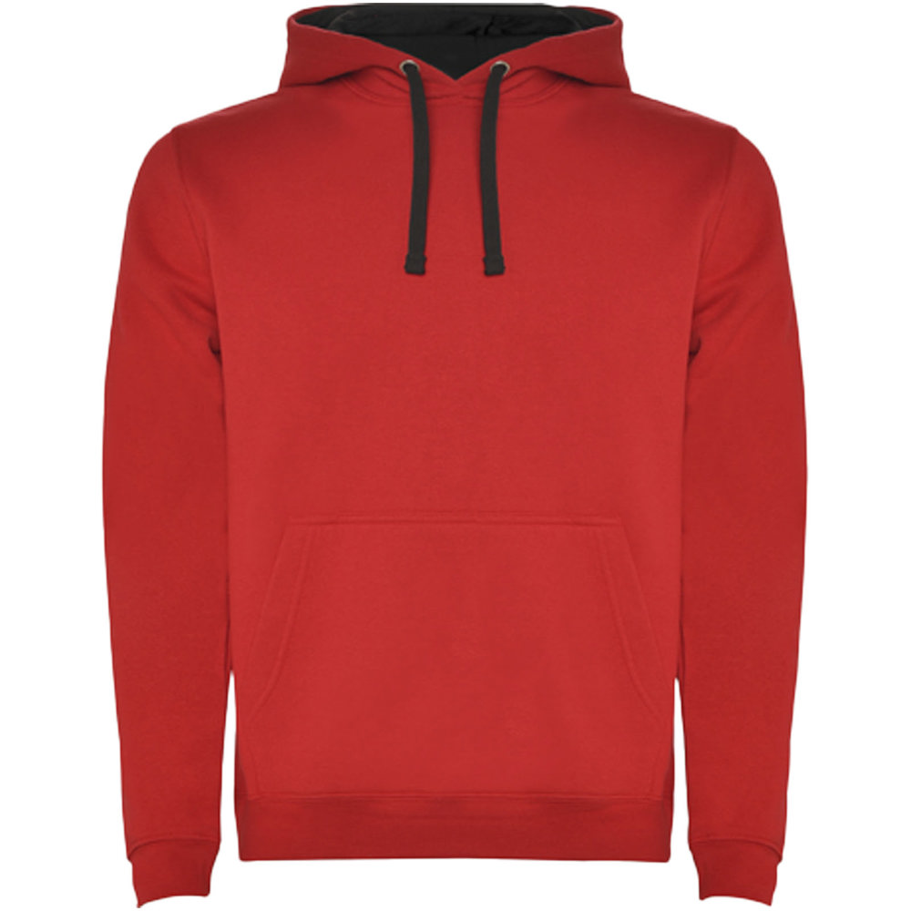 Urban hoodie voor heren - kopen of bedrukken - Rood, Zwart