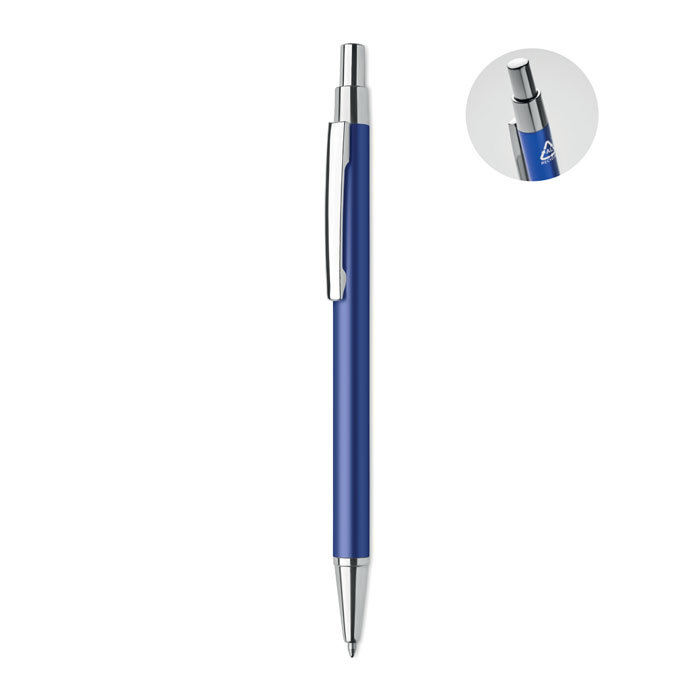 DANA - Gerecyclede aluminium balpen - kopen of bedrukken - Royal Blauw