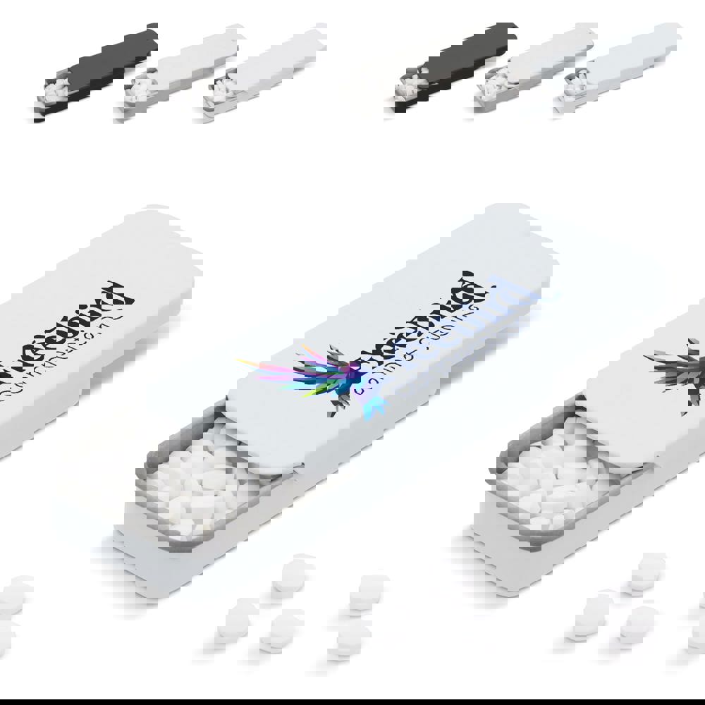 Mini pepermuntdoos in blik - met logo of onbedrukt bestellen