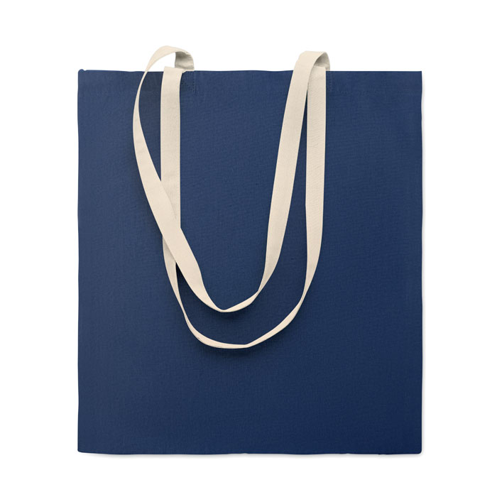 ZEVRA COLOUR - Katoenen boodschappentas - kopen of bedrukken - Blauw