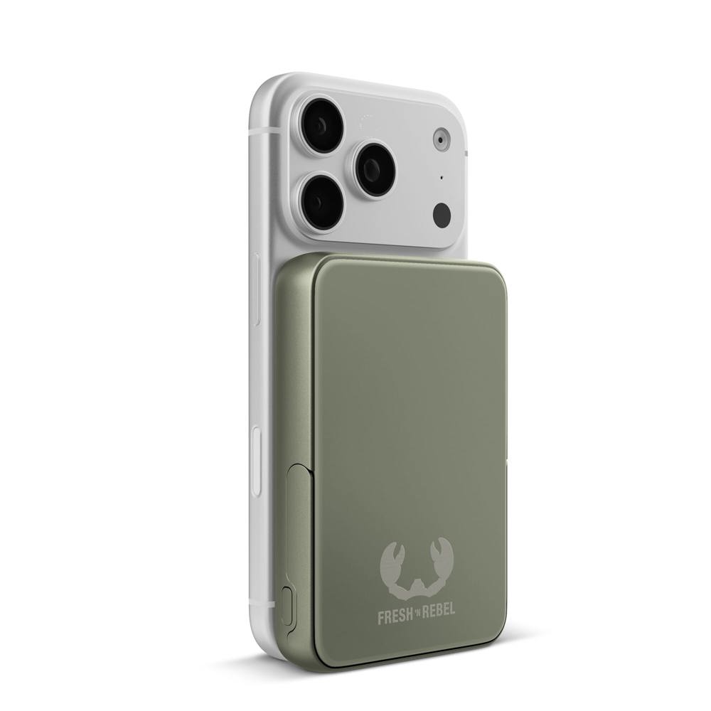 Fresh 'n Rebel Draadloze Powerbank 10000mAh Geschikt voor MagSafe 