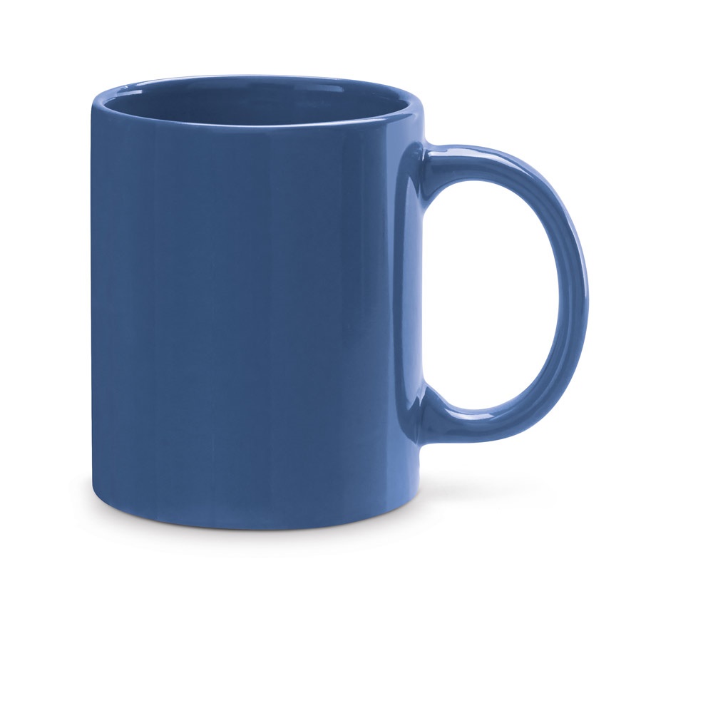 BARINE. 350 mL keramische mok - bedrukt of onbedrukt verkrijgbaar - Blauw