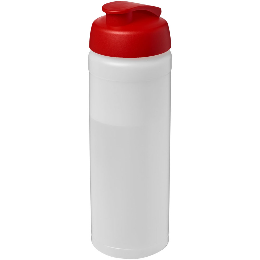 Baseline® Plus 750 ml sportfles met flipcapdeksel - kopen of bedrukken - Transparent, Rood