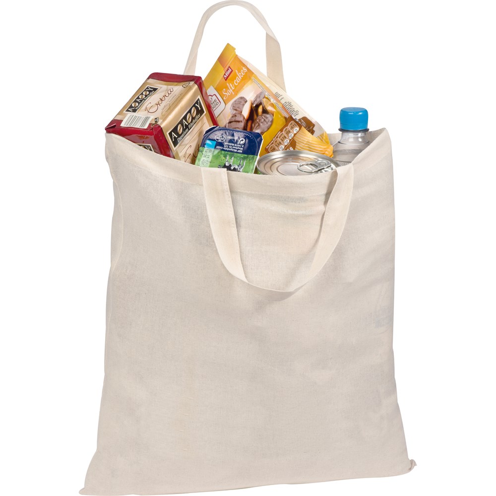 Katoenen tas met korte hengsels - kopen of bedrukken