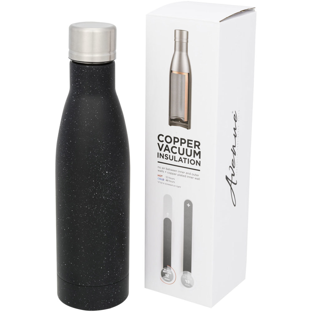 Vasa 500 ml gespikkeld koper vacuüm geïsoleerde fles - voor bedrijven en relatiegeschenken