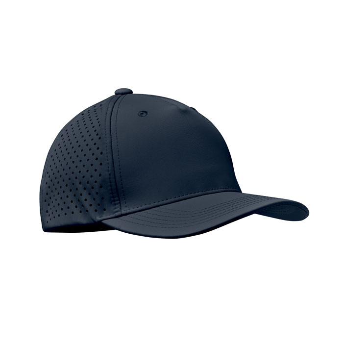 CAPO - 5 panelen baseballpet 130gr/m² - voor bedrijven en relatiegeschenken - Marineblauw