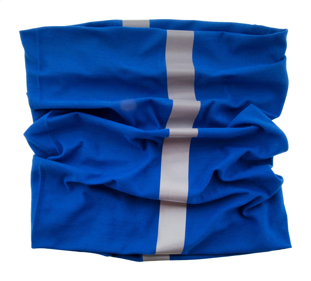 Reflex - reflecterende multifunctionele sjaal - voor bedrijven en relatiegeschenken - Blauw