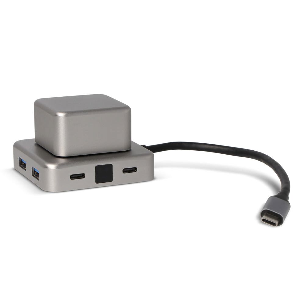 Xoopar Cubbi Hub - voor bedrijven en relatiegeschenken - Licht Grijs