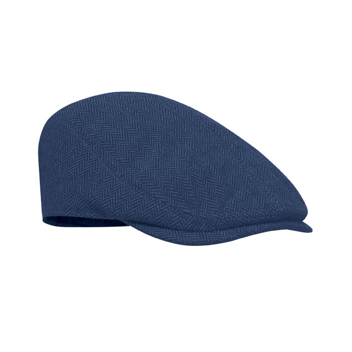 BLIND PEAK - Newsboy platte pet 335g/m² - bedrukt of onbedrukt verkrijgbaar - Blauw