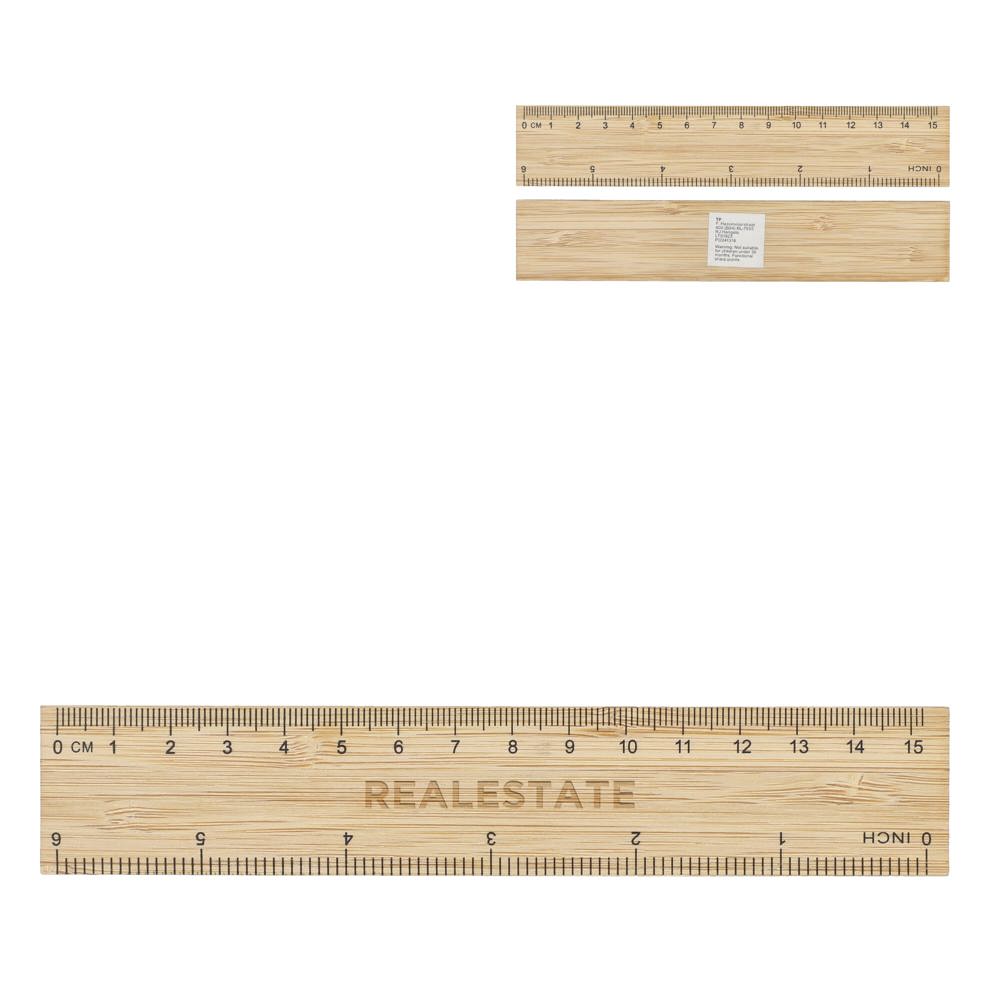 Bamboe liniaal 15cm - kopen of bedrukken