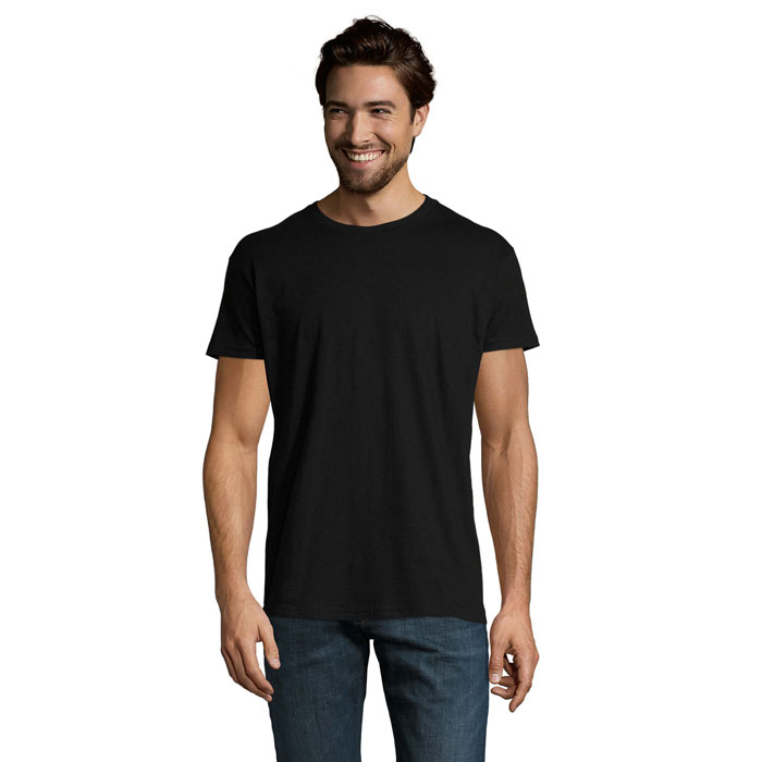 IMPERIAL - IMPERIAL MEN T-Shirt 190g - bedrukt of onbedrukt verkrijgbaar - Diep Zwart